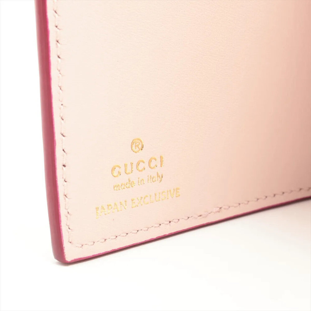 Gucci x Yuko Higuchi Collaboration Double G Bicolor Small Wallet Leather GG S... - Picture 7 of 8